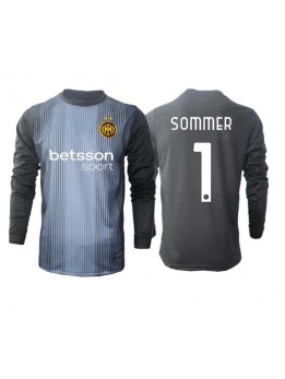 Inter Milan Yann Sommer #1 Målvakt Replika Hemmakläder 2025-26 Långärmad